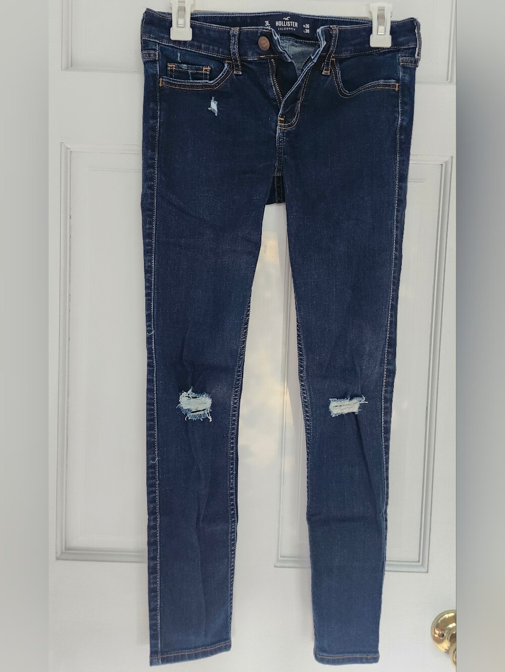 3L (W26/L28) Low Rise Super Skinny Crop Jeans